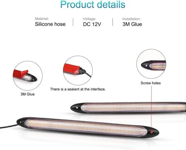 لمبات صدام led مسطرة متحرك