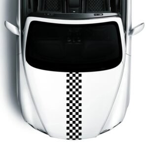 ملصق رياضي لغطاء المحرك