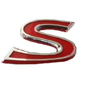 حرف s أحمر